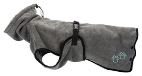 Bademantel Frottee Grau 40 cm Trixie